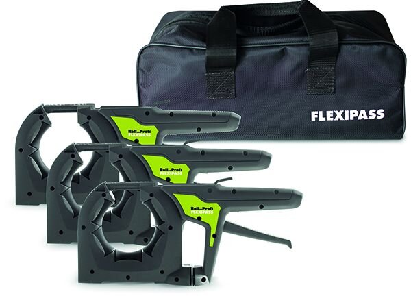 L&Uuml;BBERING Kabelf&uuml;hrungssystem A90229 FLEXIPASS Set 3Stk inkl. Tasche
