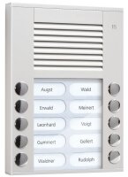 TCS Audio-Türstation PES10-EN/04 10 Tasten 2-r. AP...