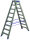 PROT Alu-Stufenstehleiter PASSL 29 2x9 L:2,11m