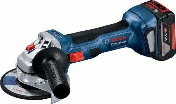 BOSCH Akku-Winkelschleifer GWS 18V-7 2x GBA 18V 4.0Ah L-Boxx