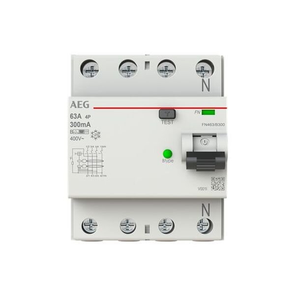 AEG FI-Schutzschalter FN463/B300 4P Typ B 63A 300mA