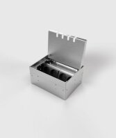 Bodensteckdosen Systemtechnik Bodensteckdose mit Deckel...