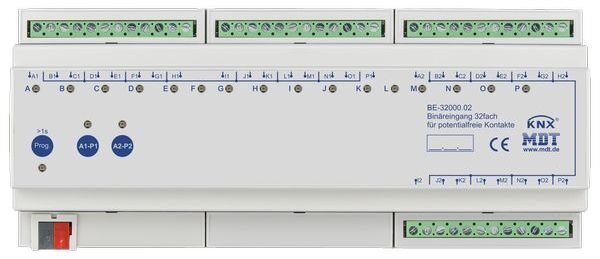 MDT Bin&auml;reingang KNX 32fach 12TE REG potentialfrei