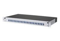 METZ CONNECT Patchfeld OpDAT slide splice 24xLC-D blau...