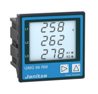 JANITZA Multifunktionaler Netzanalysator UMG 96RM 90-277V...