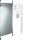 HAGER Komplettfeld Multimedia UF52NW H1350mm 2feldrig