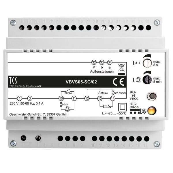 TCS Versorgungs- und Steuerger&auml;t VBVS05-SG/02 6TE