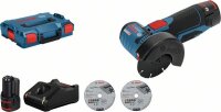 BOSCH Akku-Winkelschleifer GWS 12V - 76  2x3,0 Ah