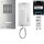 HAGER ELCOM Audio-Sprechanlagen-Set ASZ -1 EM UP 1Teilnehmer edelstahl