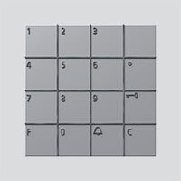 SIEDLE Codiermodul COM 611-02 SM silber
