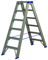 PROT Alu-Stufenstehleiter PASSL26 2x6 L:1,42m