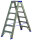 PROT Alu-Stufenstehleiter PASSL26 2x6 L:1,42m