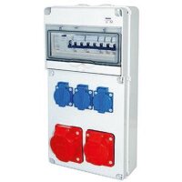 GEWISS Steckdosenkombination 3xST/230/16/3P IEC400/32/16/5P