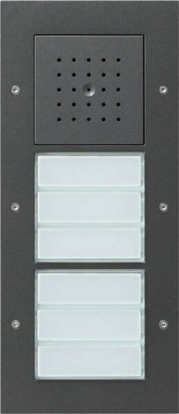 GIRA Audio-T&uuml;rstation 126867 AP 6fach T&uuml;rko anthrazit