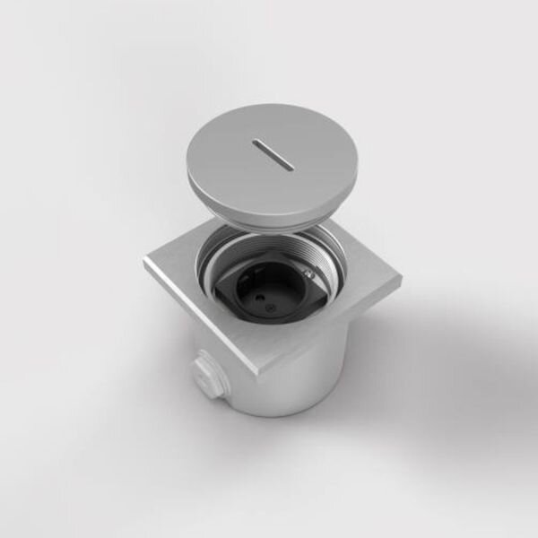 Bodensteckdosen Systemtechnik Bodensteckdose 1x Schuko EV1