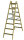 PROT Holz-Stehleiter PHSLAE27 Alu-Stufen eins. 2x7 L:1,97m