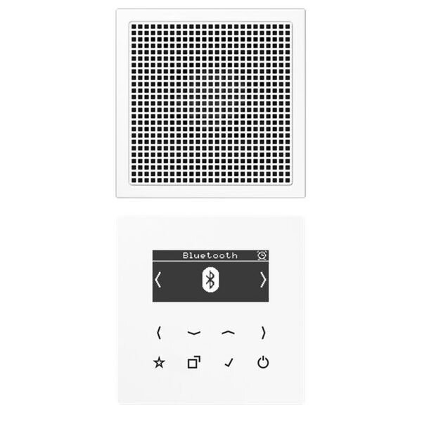 JUNG Smart Radio DABLS1BTWW DAB+ m. Bluetooth&reg;-Set Mono