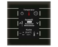 MDT Bedienzentrale KNX Glas Smart Farbdisplay schwarz