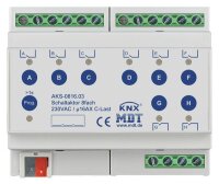 MDT Schaltaktor AKS-0816.03 8fach 16A 230VAC 6TE REG