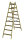 PROT Holz-Stehleiter PHSPSL28 Sprossen 2x8 L:2,27m