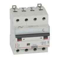 LEGRAND FI/LS-Schalter 411234 DX3 C16A 4P 6KA 30MA A