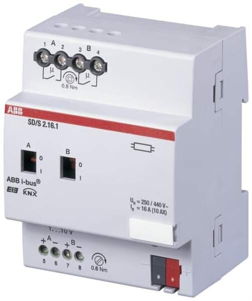 ABB Schalt-/Dimmaktor SD/S2.16.1 2fach 16A