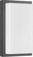 LCD LED-Wandleuchte LB24 12W Edelstahl graphit 1200lm 3000K