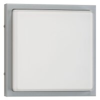 LCD Wandleuchte LB24 1xE27 max 13W IP44 Hellgrau