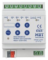 MDT LED Controller AKD-0424R.02 RGBW 4fach 4TE REG