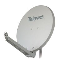 TELEVES SAT-Spiegel ABAKUS S85QSD-W BxH85x95cm Feedarm...