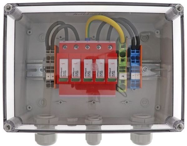 DEHN Generatoranschlusskasten IP65 2MPPT und je 1 String b. 1100V DC