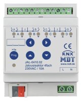 MDT Jalousieaktor JAL-0410.02 4fach 4TE REG 10A 230VAC