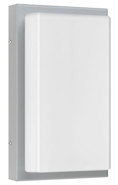 LCD Wandleuchte LB24 Alu Opalglas E27 hellgrau m. BM