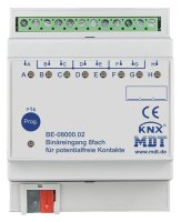 MDT Binäreingang BE-08000.02 8fach 4TE REG pote