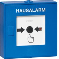 HAGER Funk-Druckknopfmelder RFM200D blau