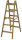 PROT Holz-Stehleiter PHSPSL25 Sprossen 2x5 L:1,47m