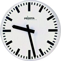 PEWETA Wanduhr Kunststoffgehäuse