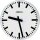 PEWETA Wanduhr Kunststoffgeh&auml;use