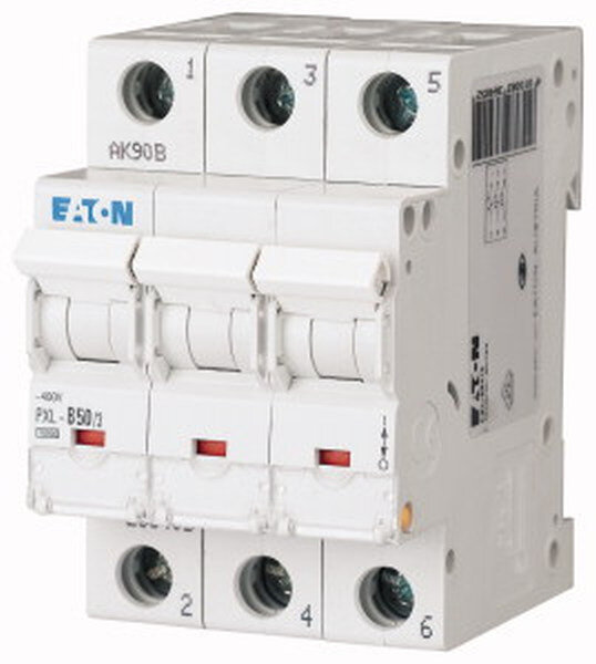 EATON Leitungsschutzschalter PXL-C50/3 C50A 3polig
