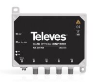 TELEVES Umsetzer OMS4TSN Optischer SAT - QUAD + terr.