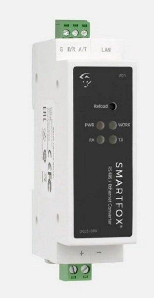 SMARTFOX Umsetzer RS485 / Ethernet Converter