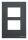 BUSCH-JAEGER Frontplatte 41392CF-B-03 Audio 1/2