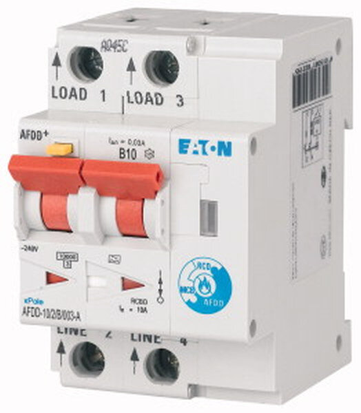 EATON Brandschutzschalter AFDD-10/2/B/003-A B10A 2polig 0,03A TypA