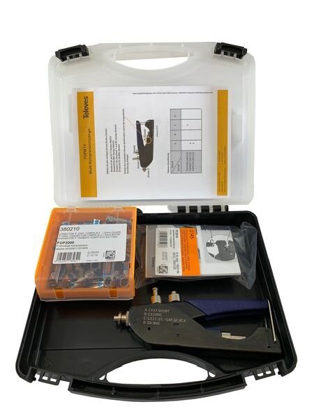 TELEVES Kompressionsstecker-Set FUPS14 mit 50 x FUP2000