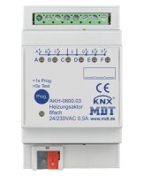 MDT Heizungsaktor 6-fach 3TE REG 24-230VAC