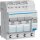 HAGER FI/LS-Schalter ADZ366D 3x 1polig+N 6kA C16A 0,03A A