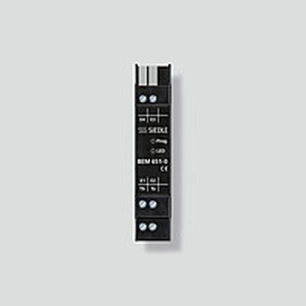 SIEDLE Bus-Eingangs-Modul BEM 651-0 schwarz f&uuml;r Hutschiene