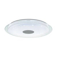 EGLO LED-Deckenleuchte LB24 Lanciano-Z ZIG-CCT D:770 ws/klar