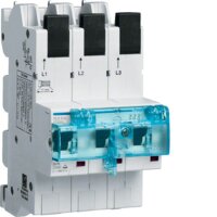 HAGER SLS-Schalter HTS350E 3polig 50A f. Sammelschiene