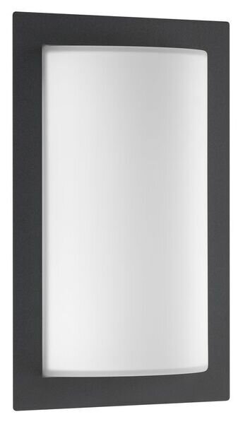LCD Wandleuchte LB24 Edelstahl graphit E27 max.75W